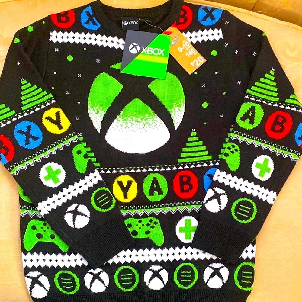 XBOX holiday Sweater for boys NWT